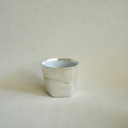 Latte Cup – Silver Luster