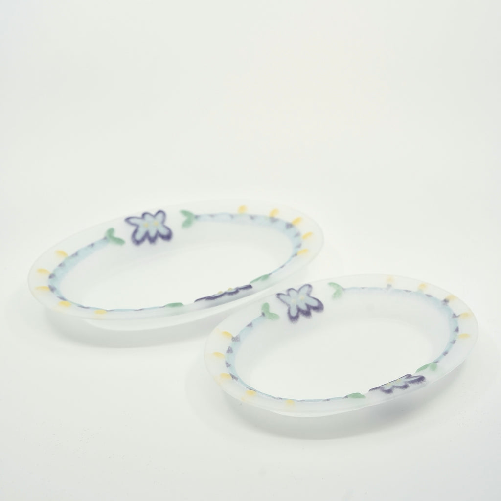 Relief Glass Plate – Oval