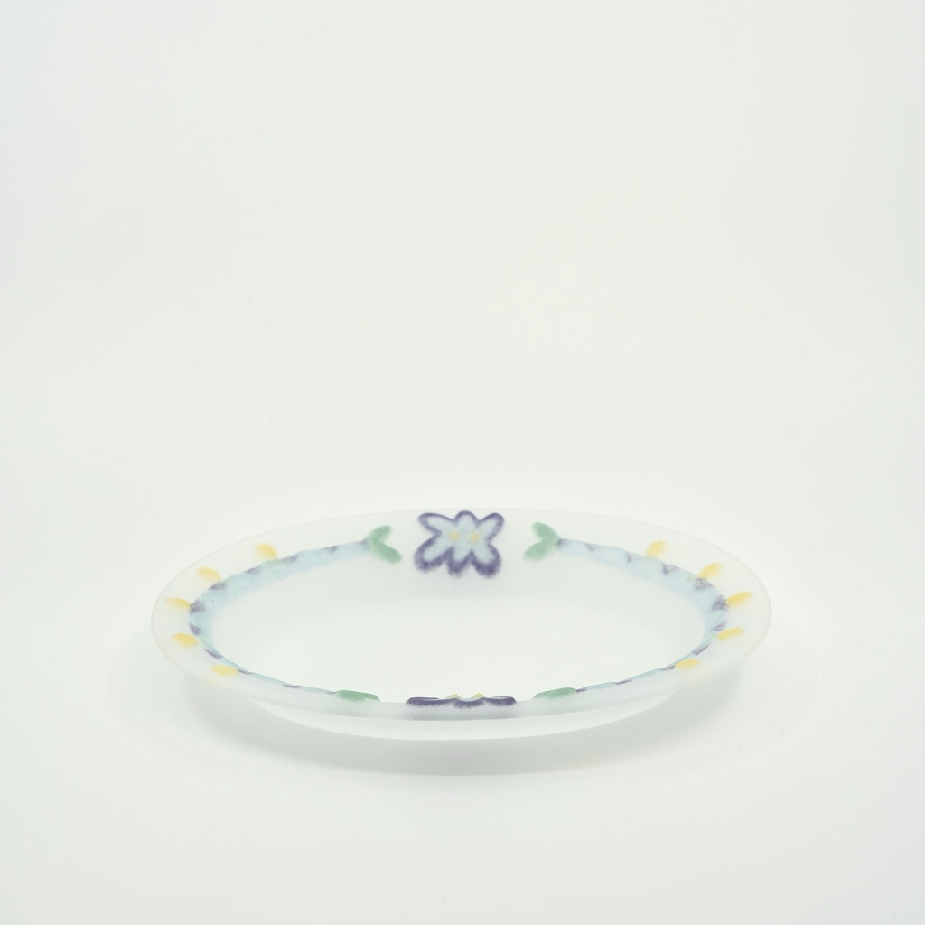 Relief Glass Plate – Oval
