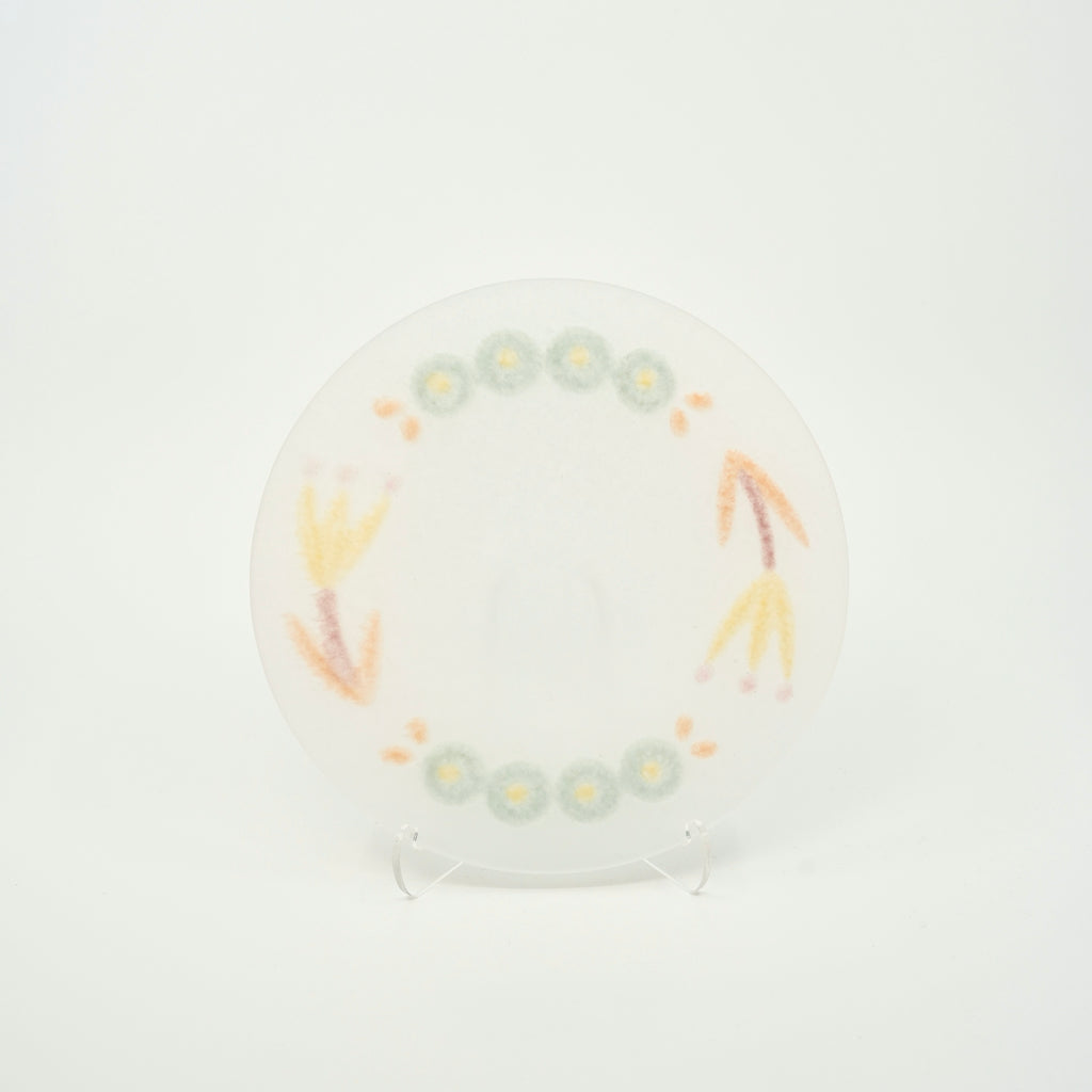 Relief Glass Plate – Round