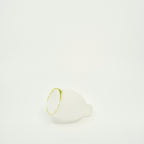 Tulip Glass Cup – White Jade