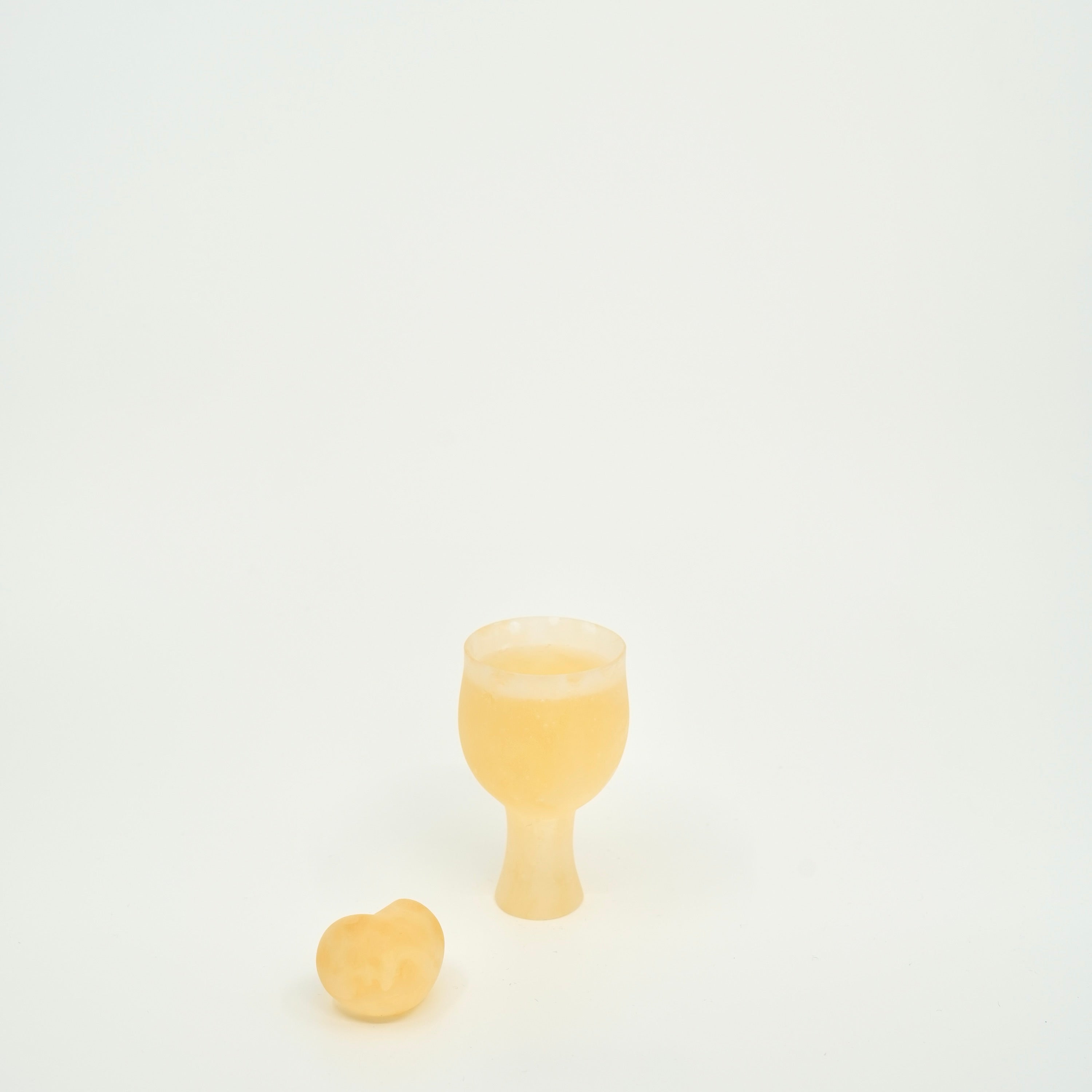 Amber Glass Cup – Small