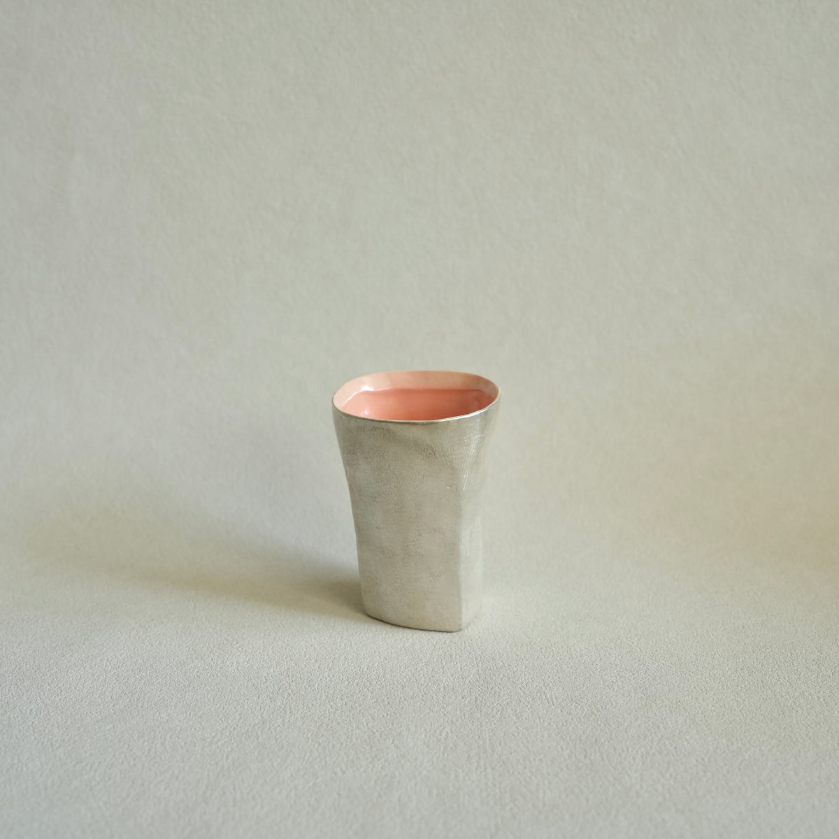 Silver Faceted Cup – Medium