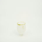 Tulip Glass Cup – White Jade