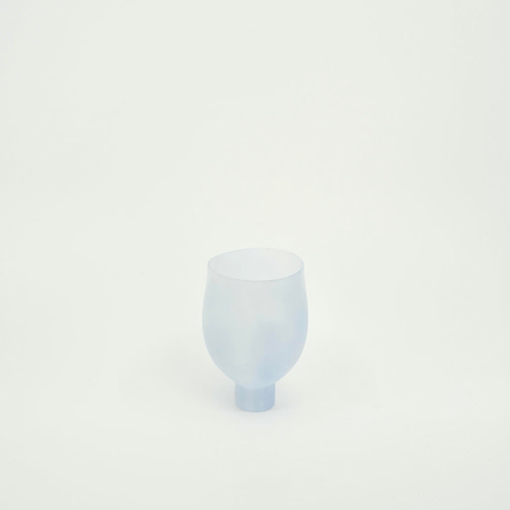 Tulip Glass Cup — Blue Haze