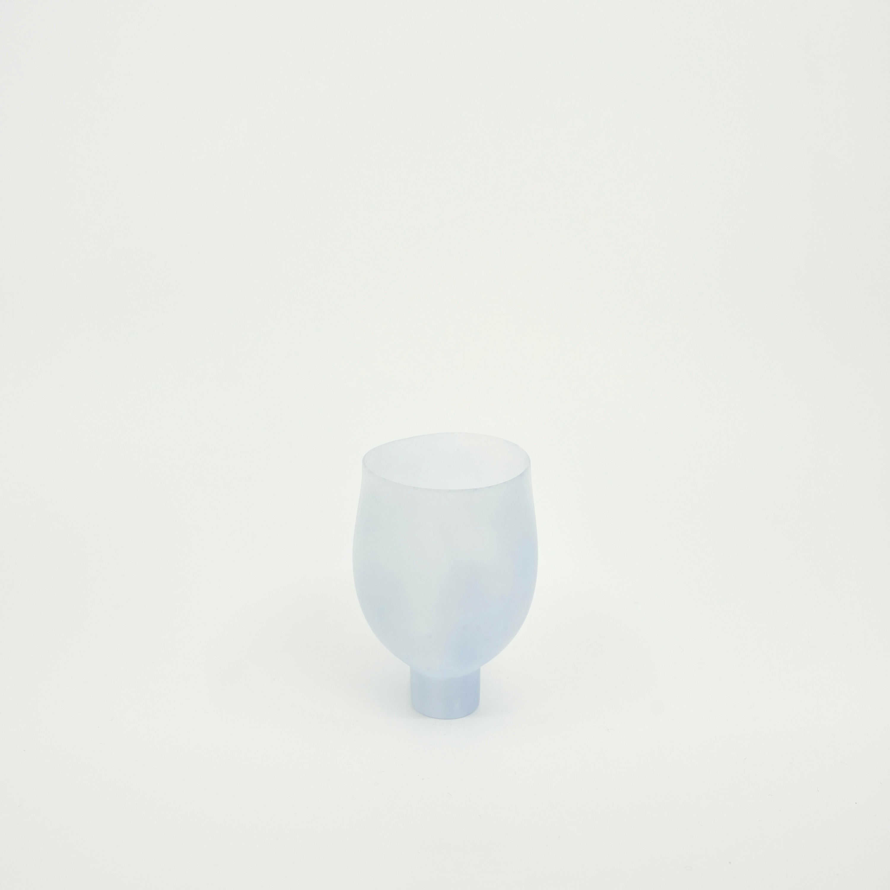 Tulip Glass Cup — Blue Haze