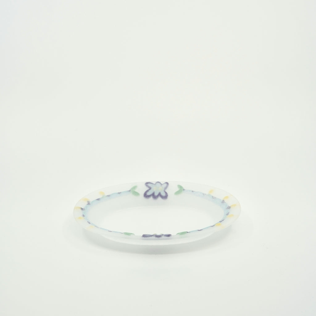 Relief Glass Plate – Oval