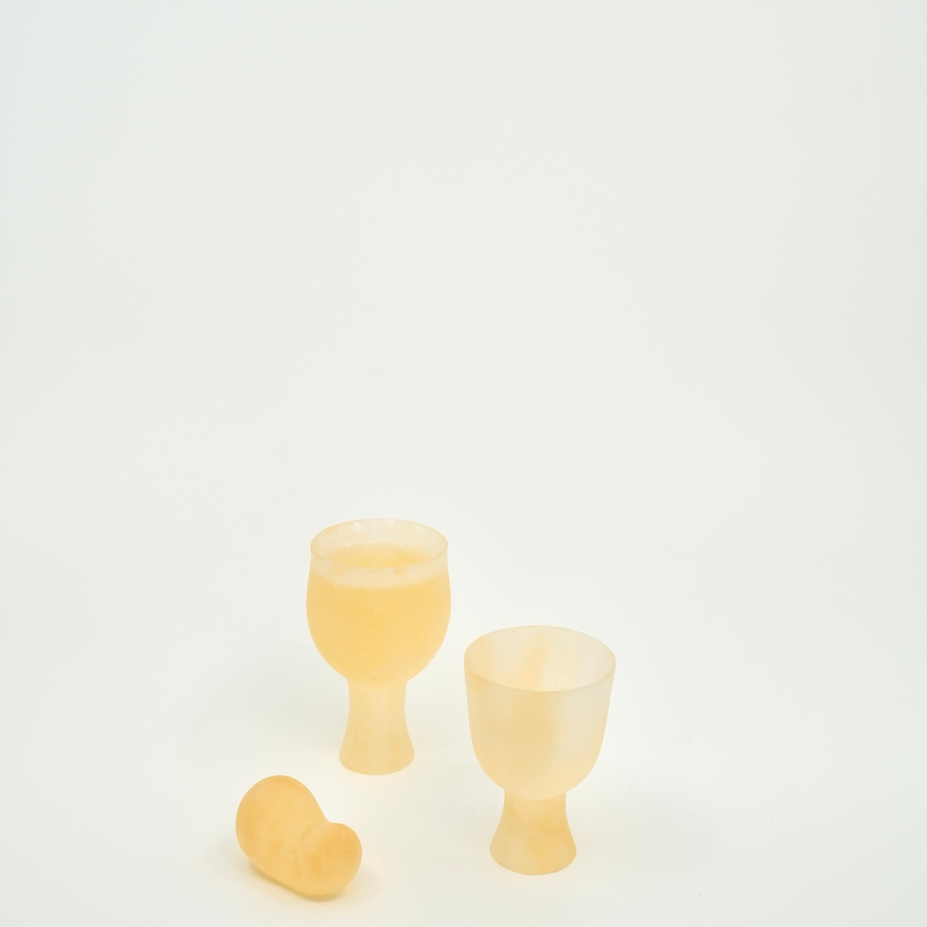 Amber Glass Cup – Small