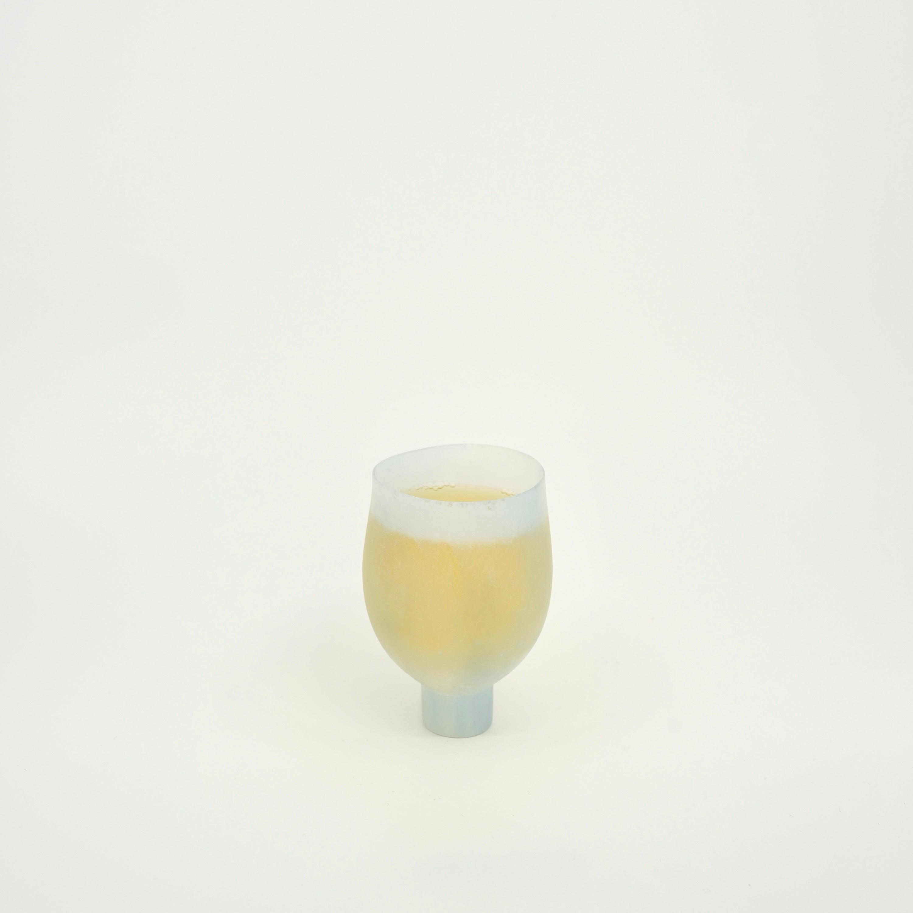 Tulip Glass Cup — Blue Haze