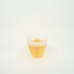 Floral Relief Glass Cup