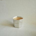 Latte Cup – Silver Luster