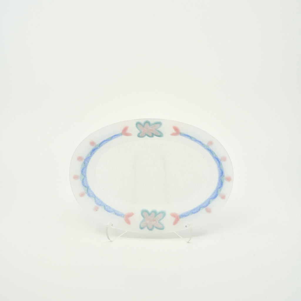 Relief Glass Plate – Oval