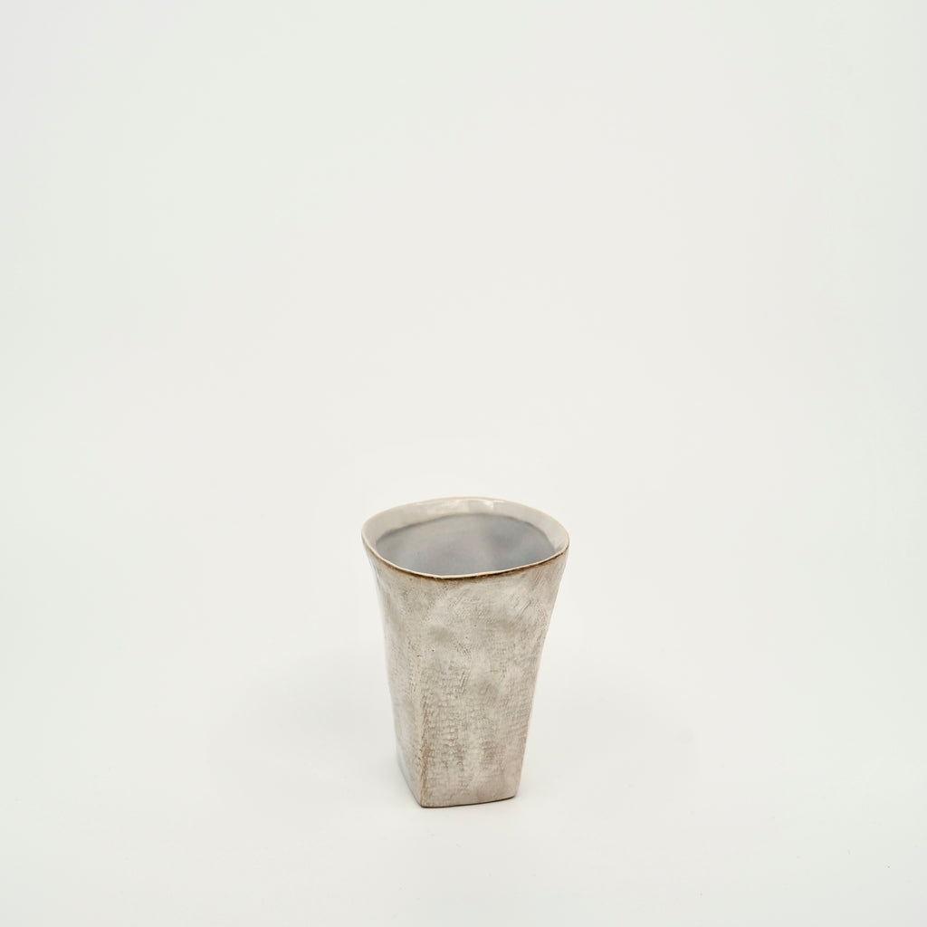 Silver Faceted Cup – Medium