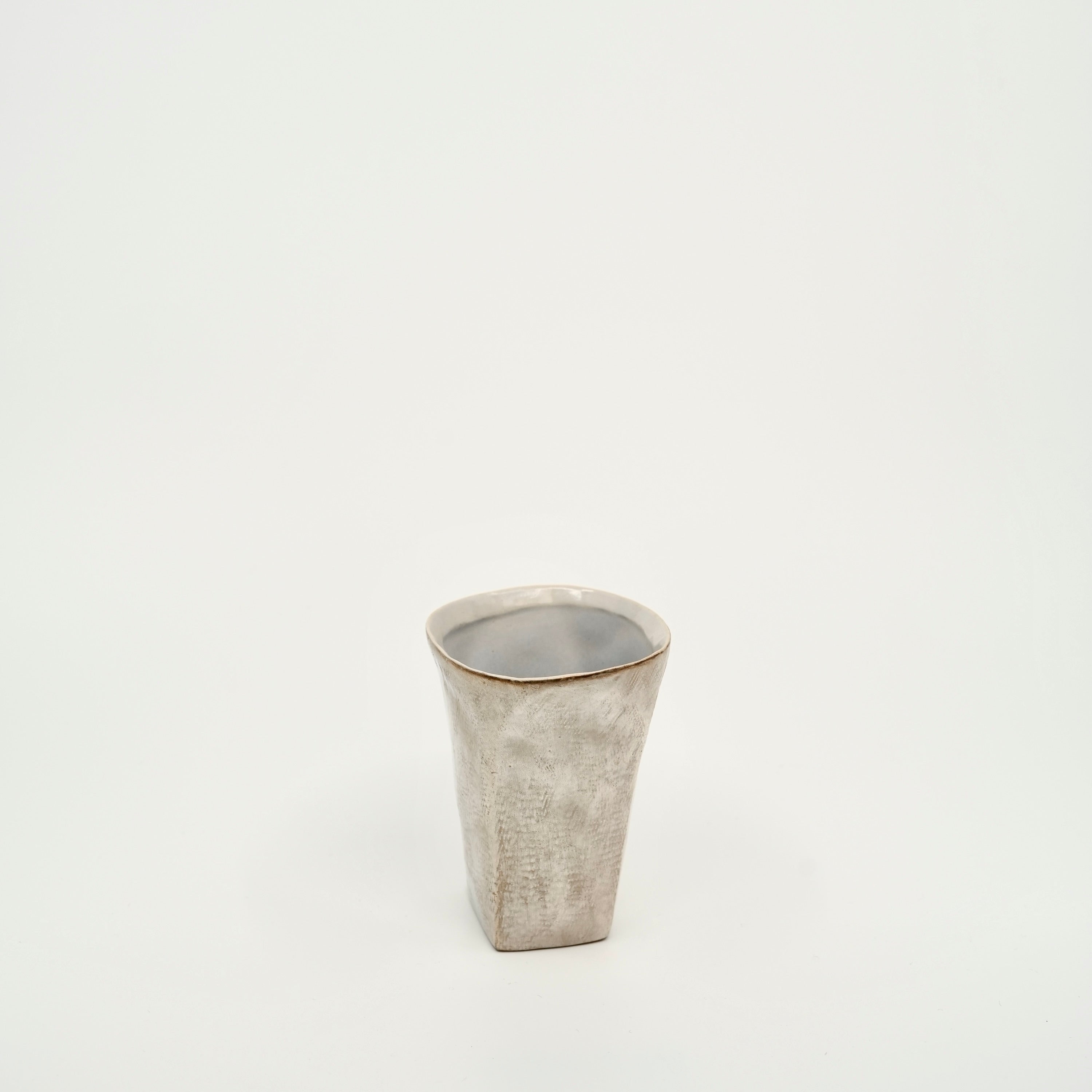 Silver Faceted Cup – Medium