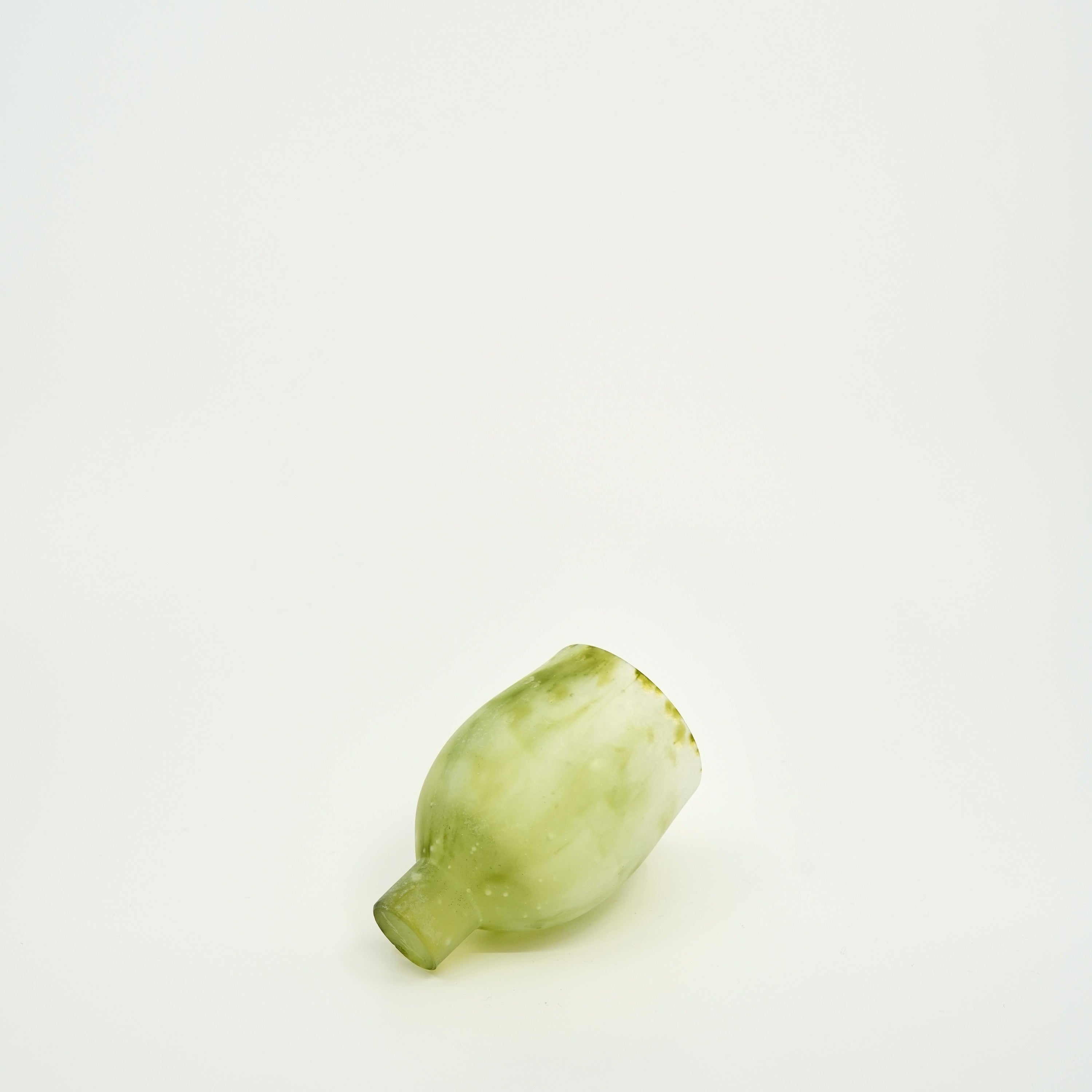 Tulip Glass Cup – Moss Green