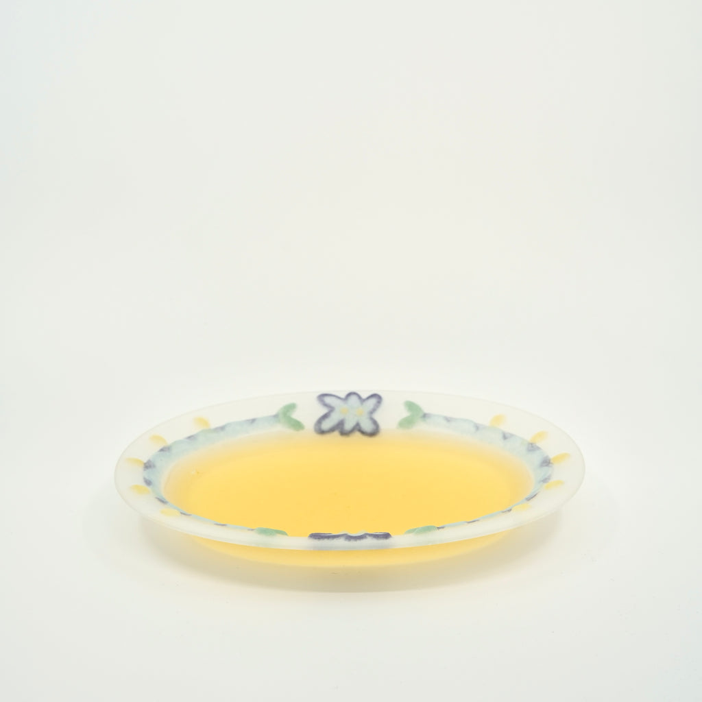 Relief Glass Plate – Oval