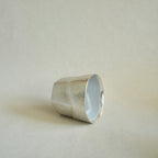 Latte Cup – Silver Luster