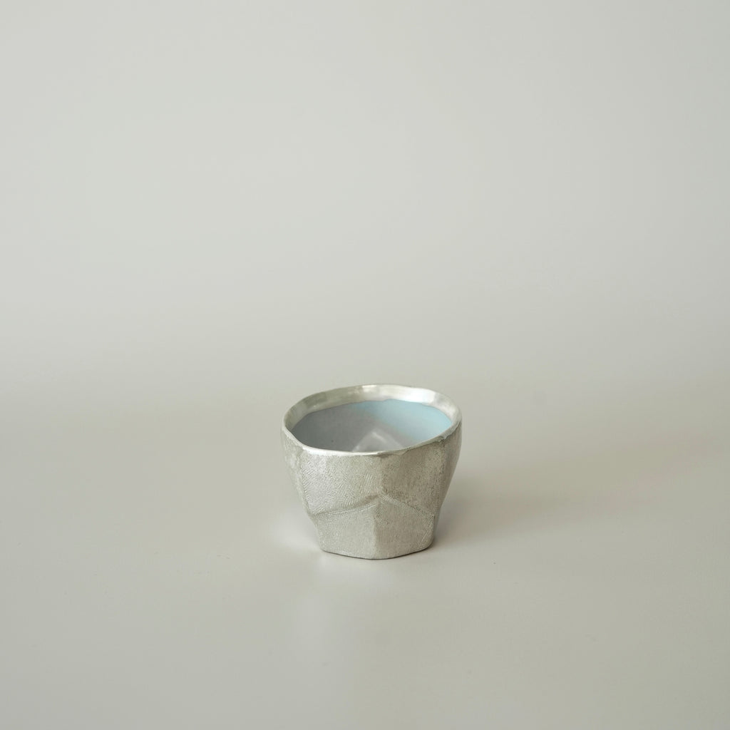 Small Geometric Cup – Blue
