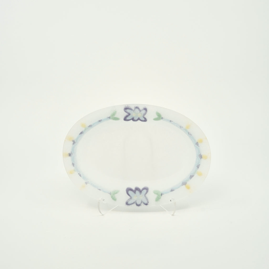 Relief Glass Plate – Oval