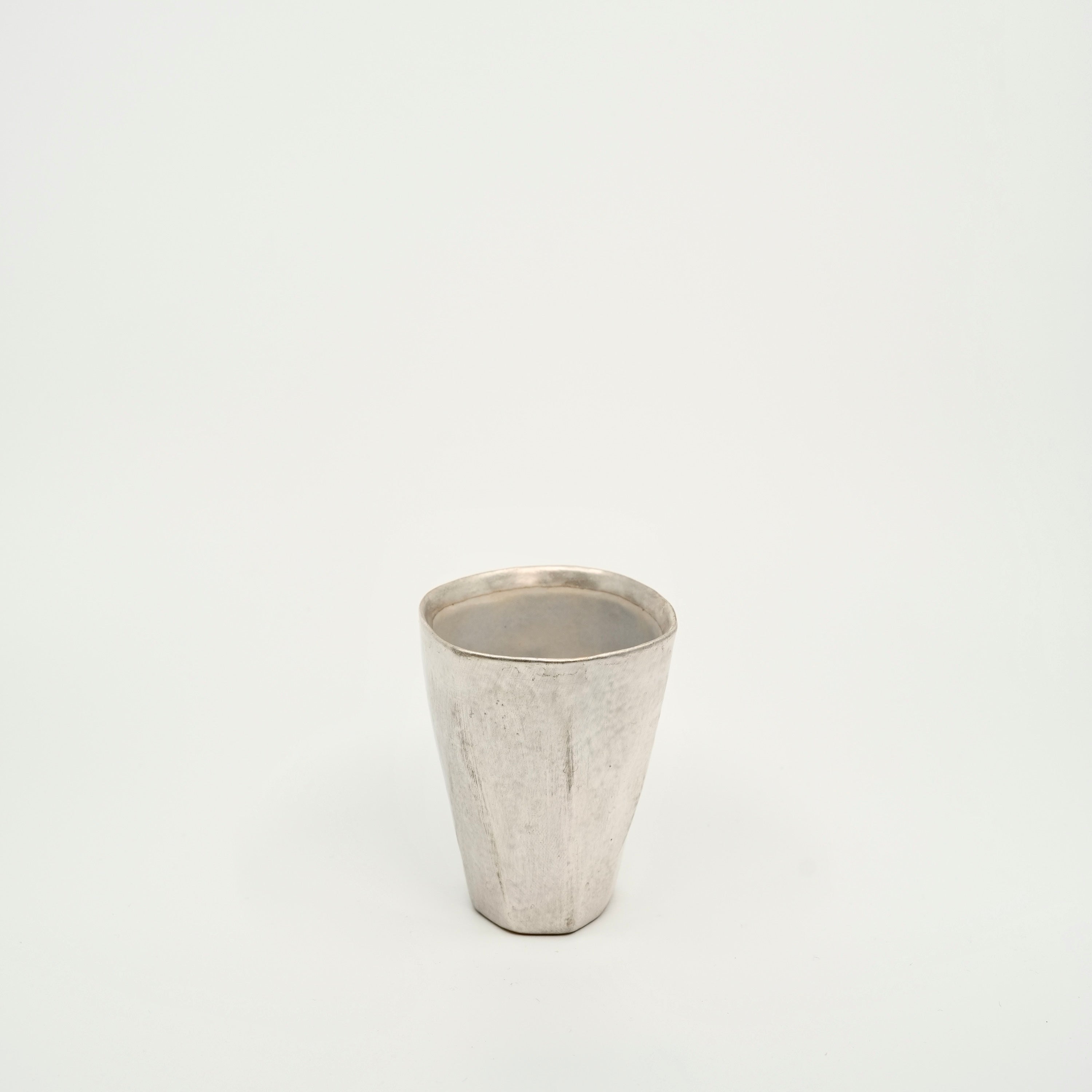 Tall Faceted Cup