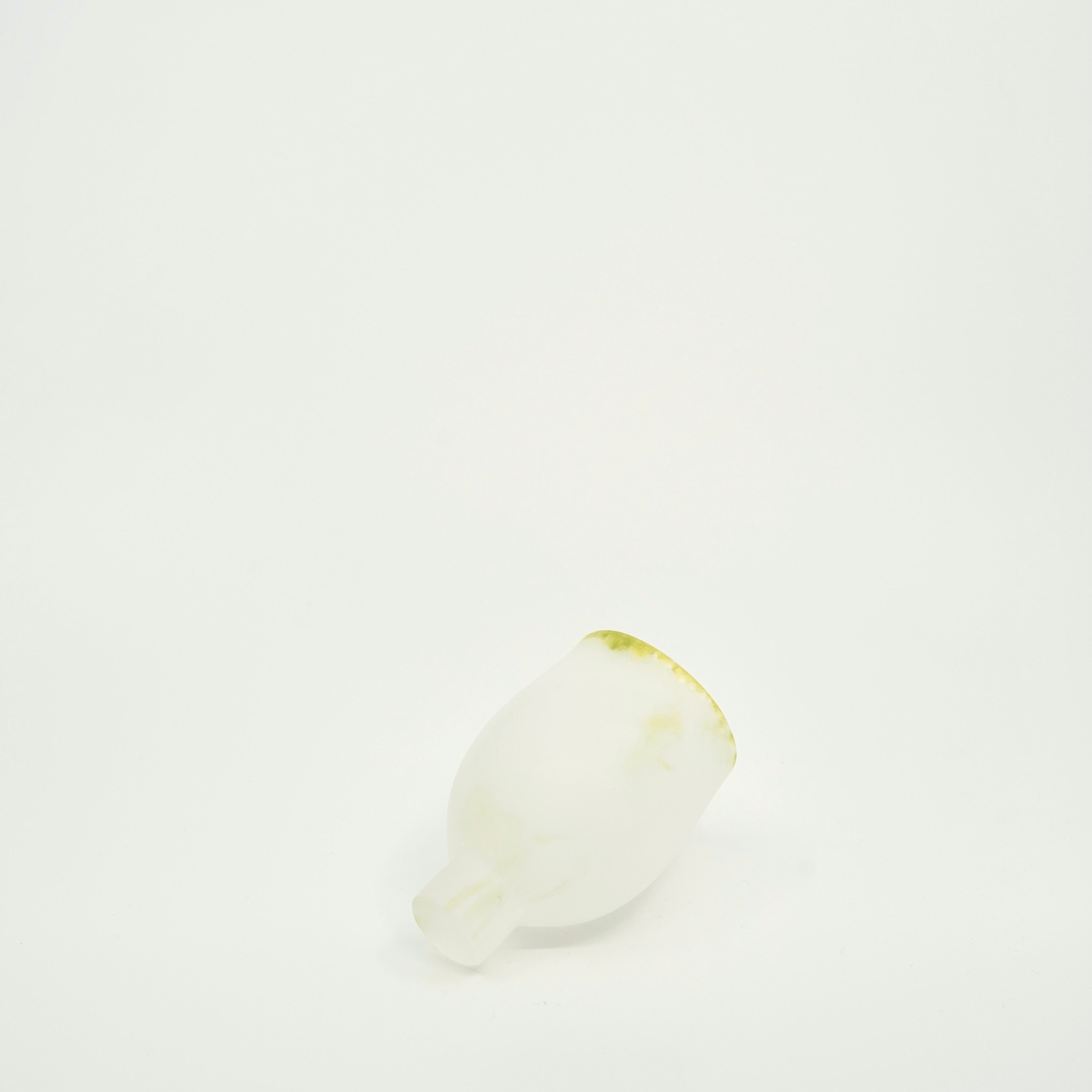 Tulip Glass Cup – White Jade