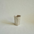 Silver Faceted Cup – Medium