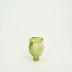 Tulip Glass Cup – Moss Green