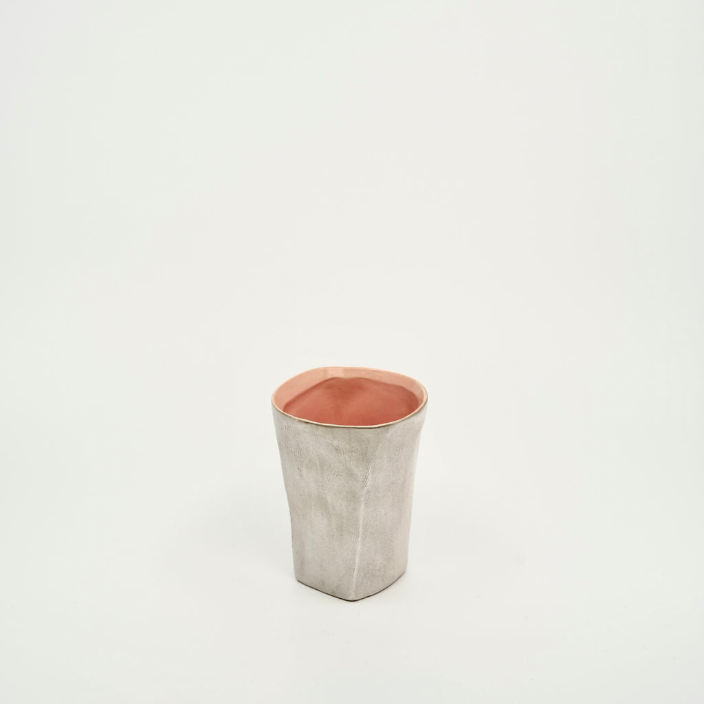Silver Faceted Cup – Medium