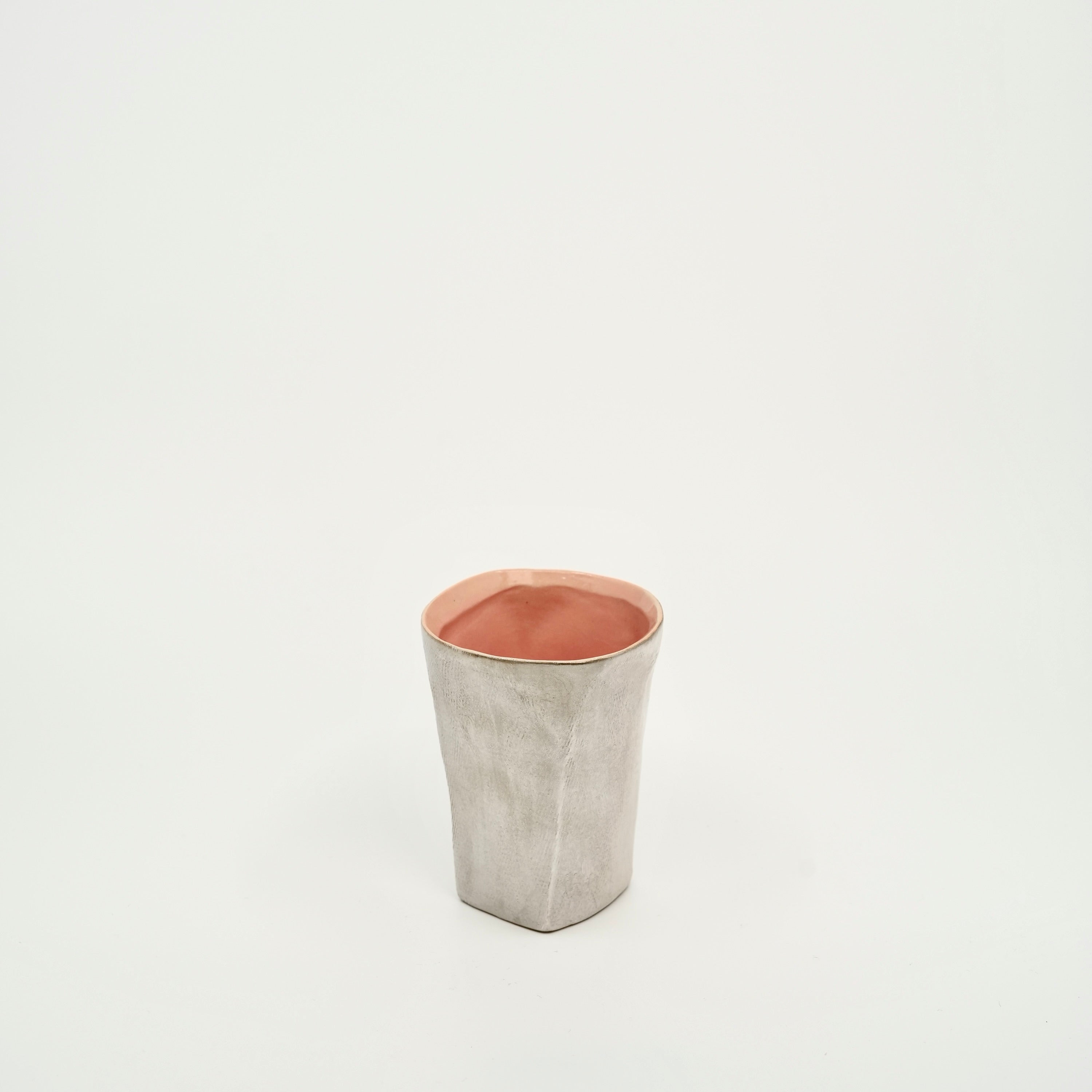 Silver Faceted Cup – Medium