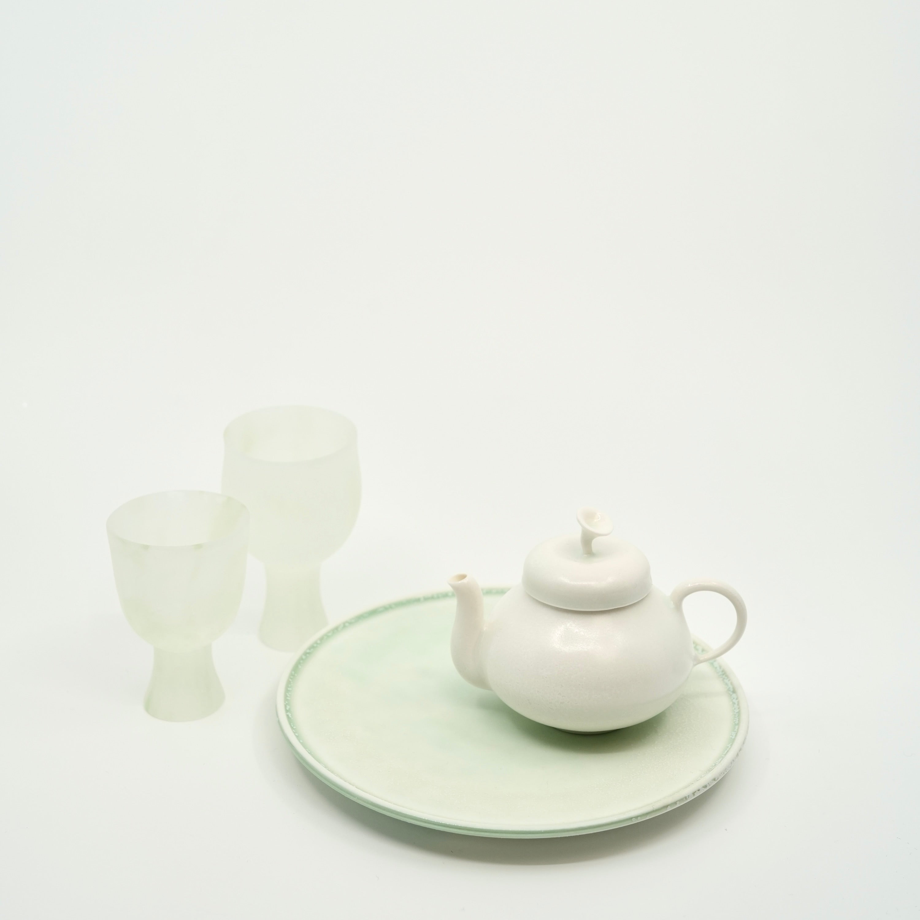 Mountain Mist Glaze Teapot Set B