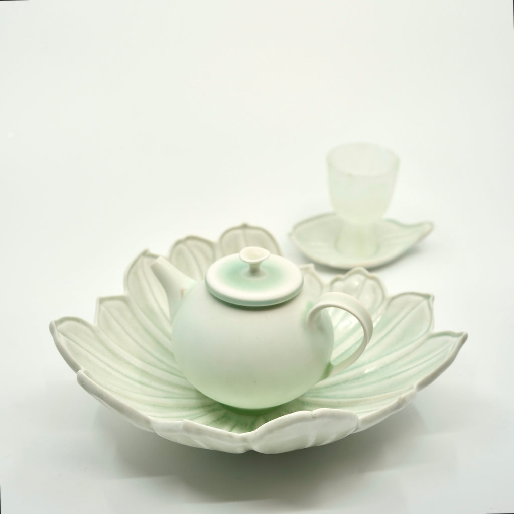 Mountain Mist Glaze Teapot Set A