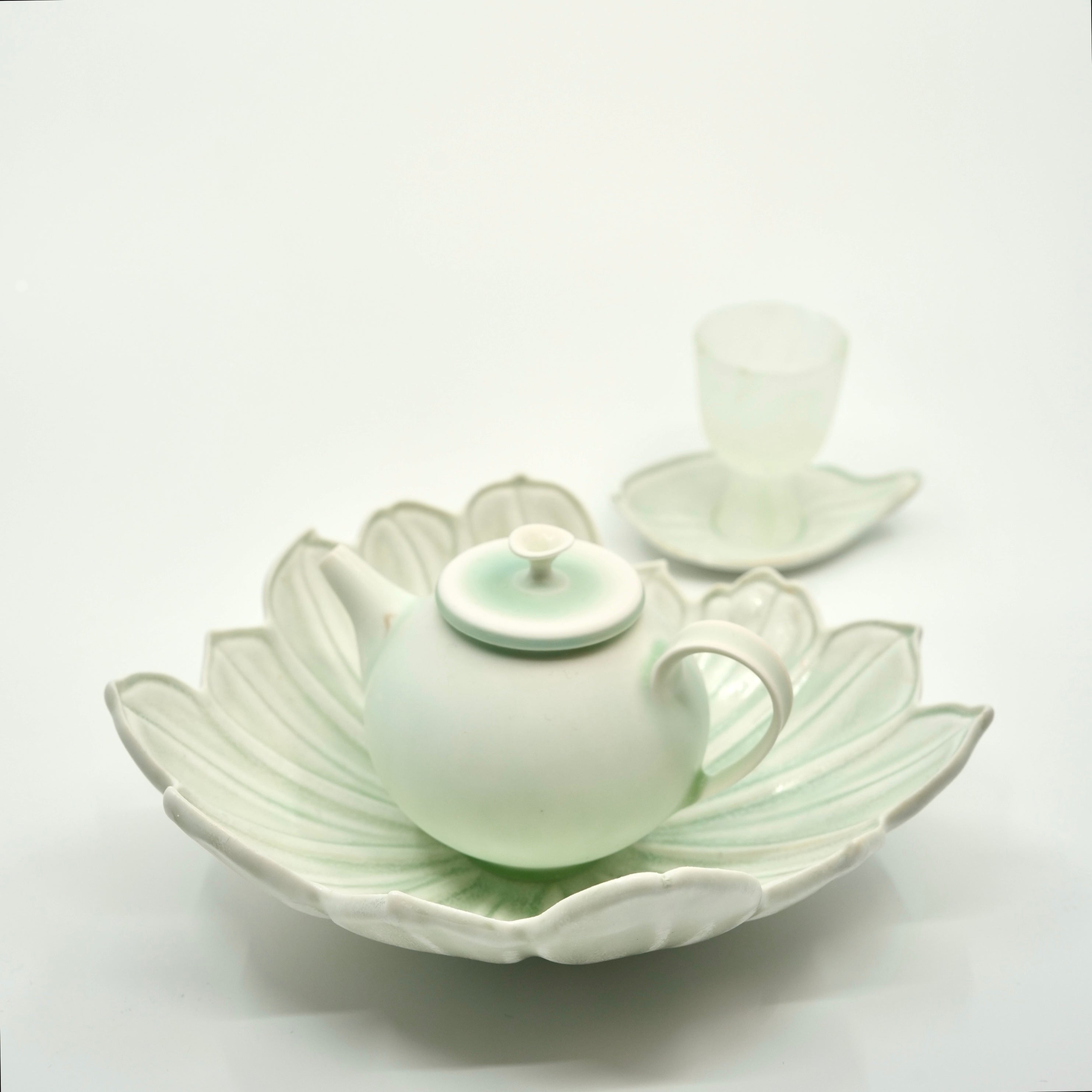 Mountain Mist Glaze Teapot Set A