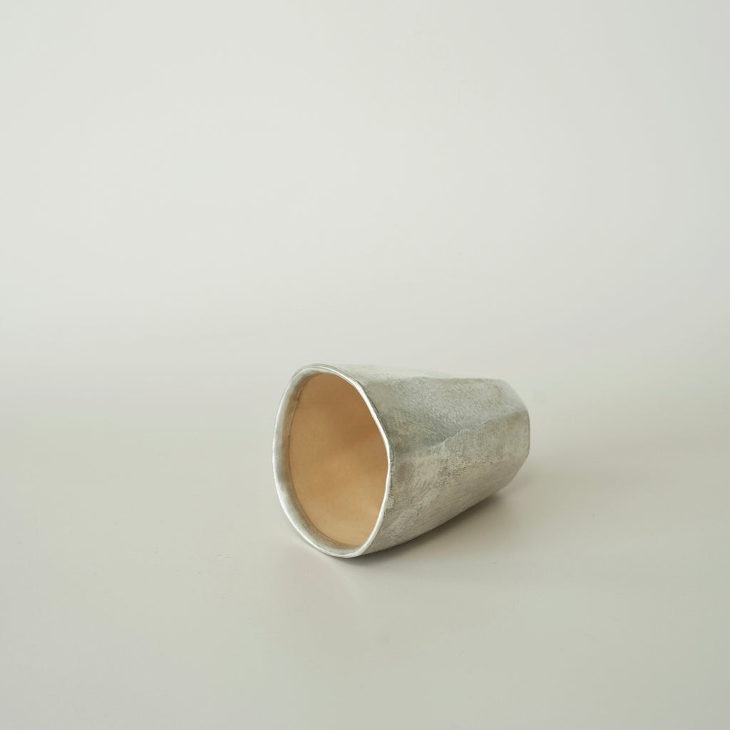 Tall Faceted Cup