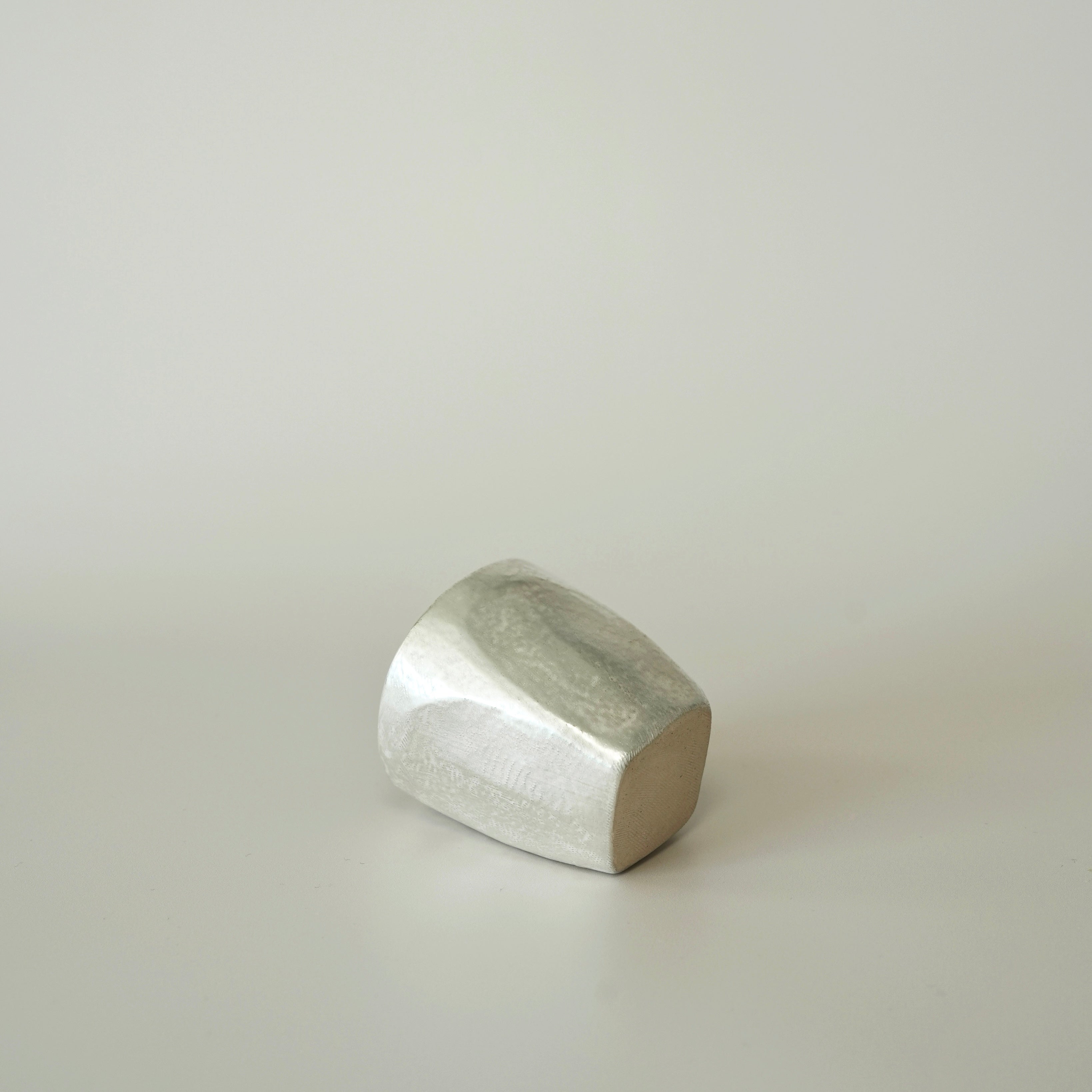 Small Faceted Cup – Blue