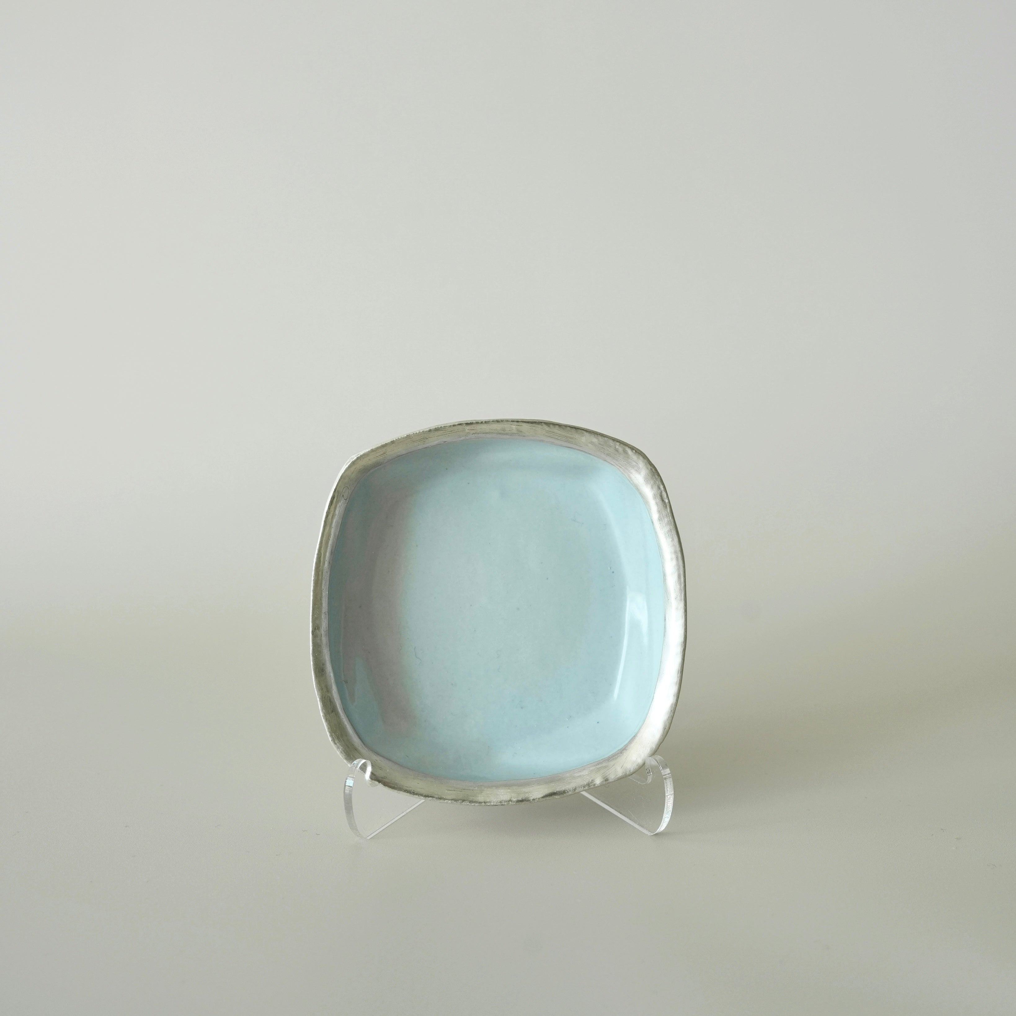 Small Square Dish – Blue