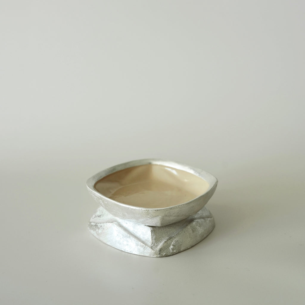 Small Square Dish – Beige