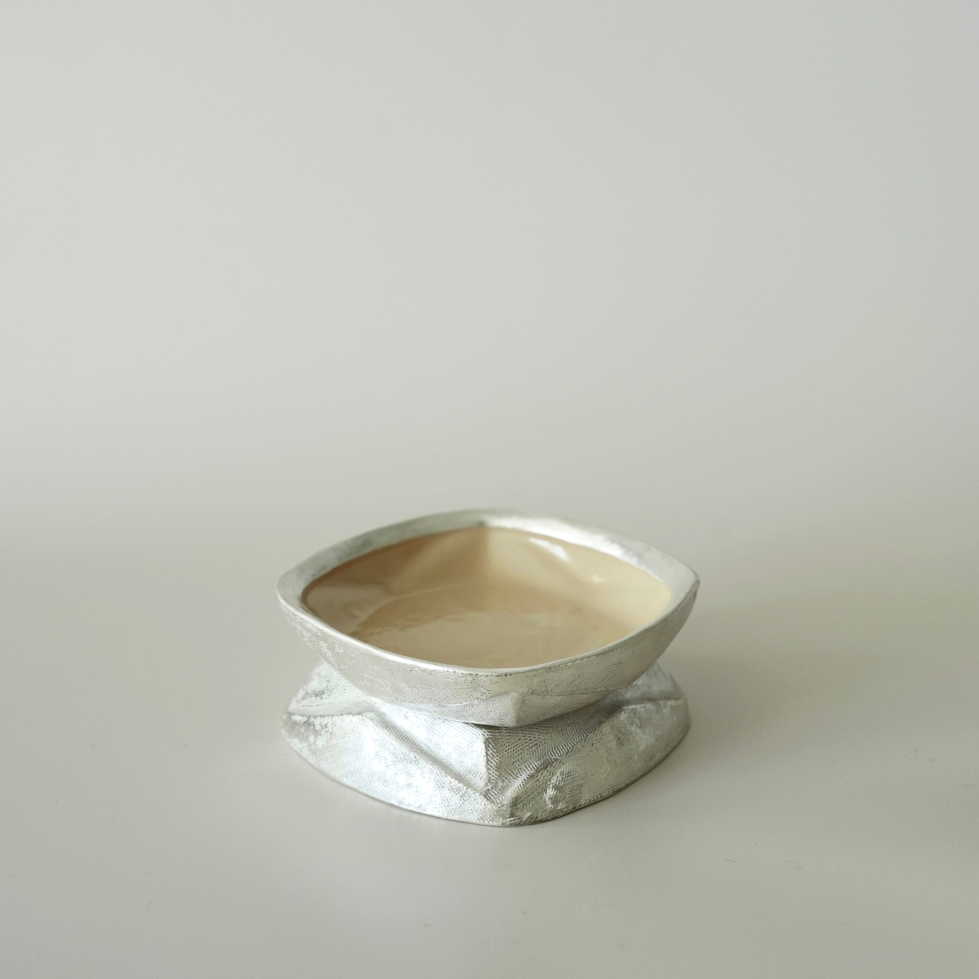 Small Square Dish – Beige