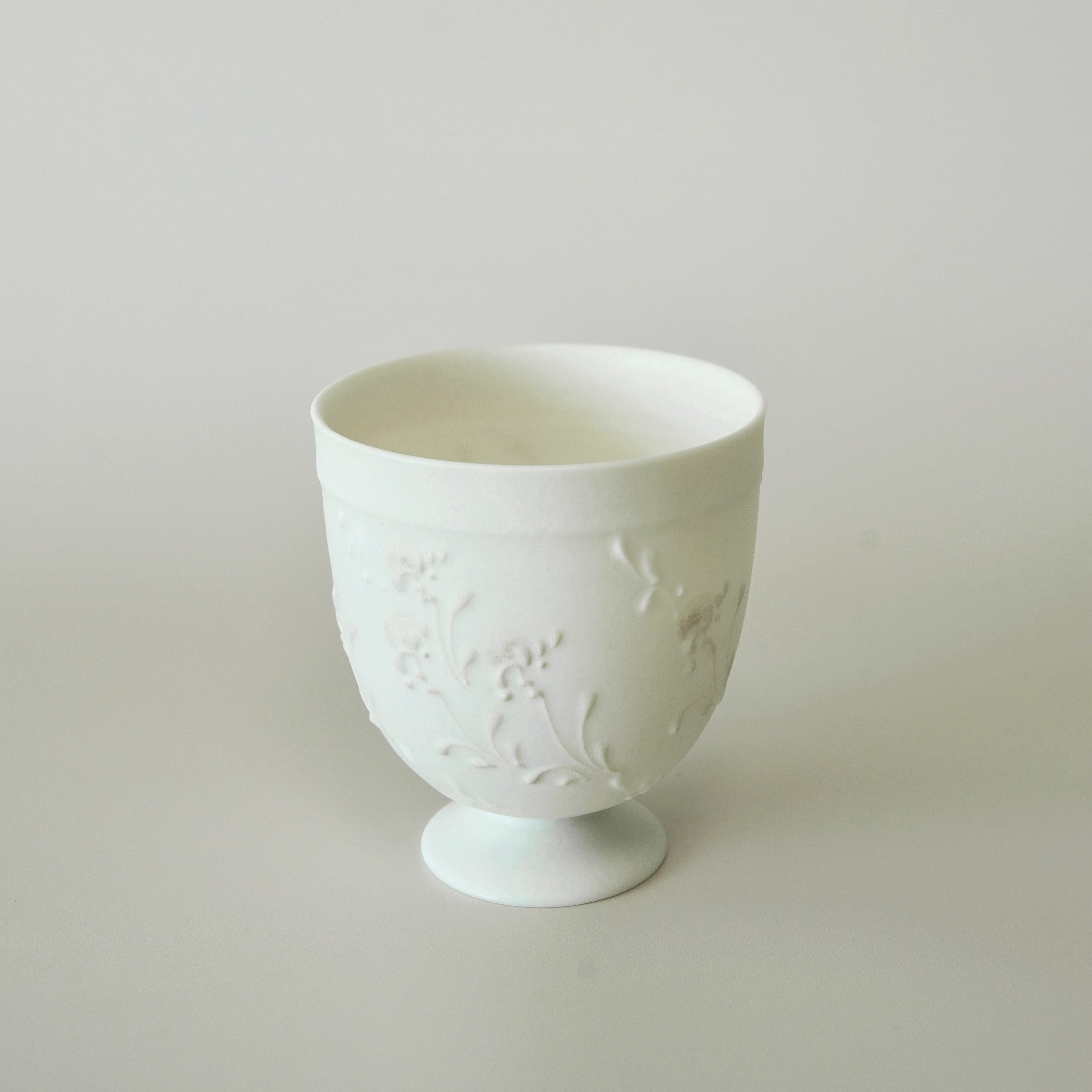 Floral Relief Goblet